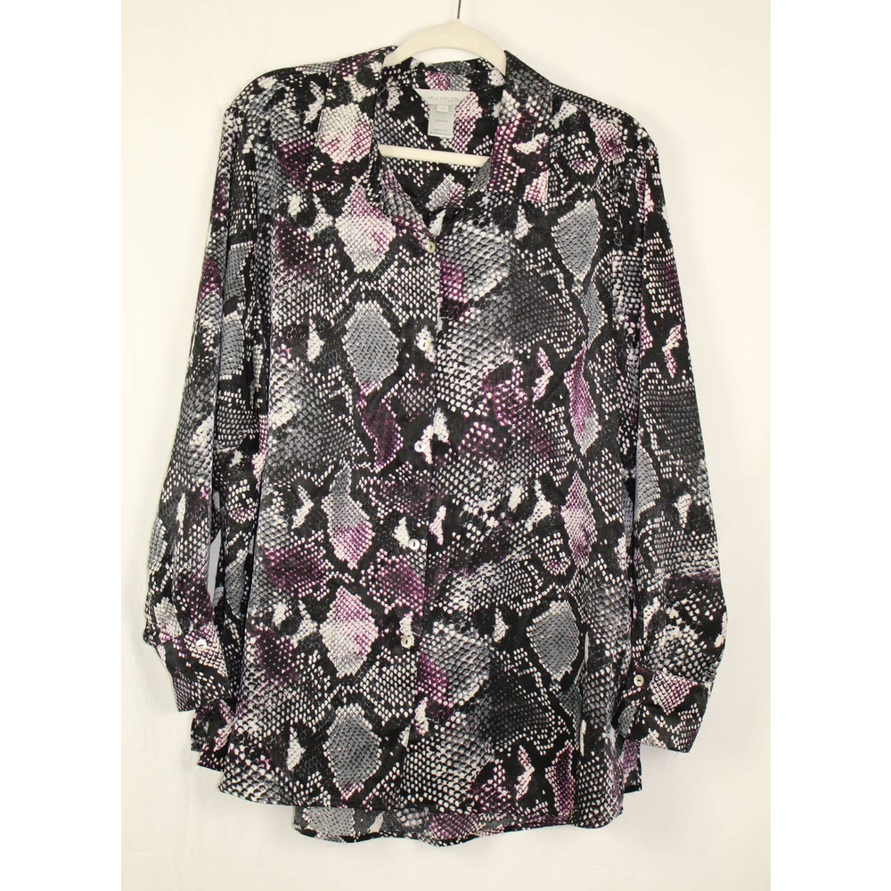 Multiples Button Down Shirt Size 1X